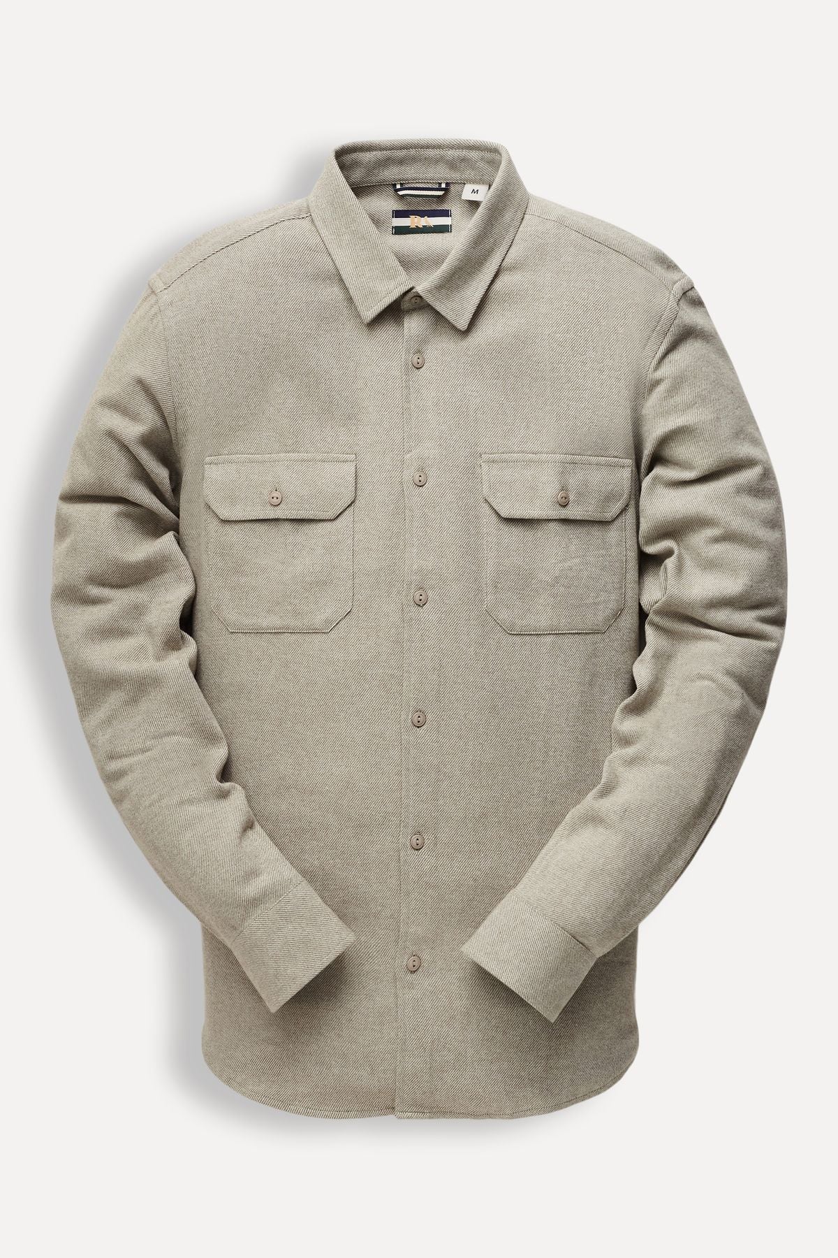 camisa ml flanela twill