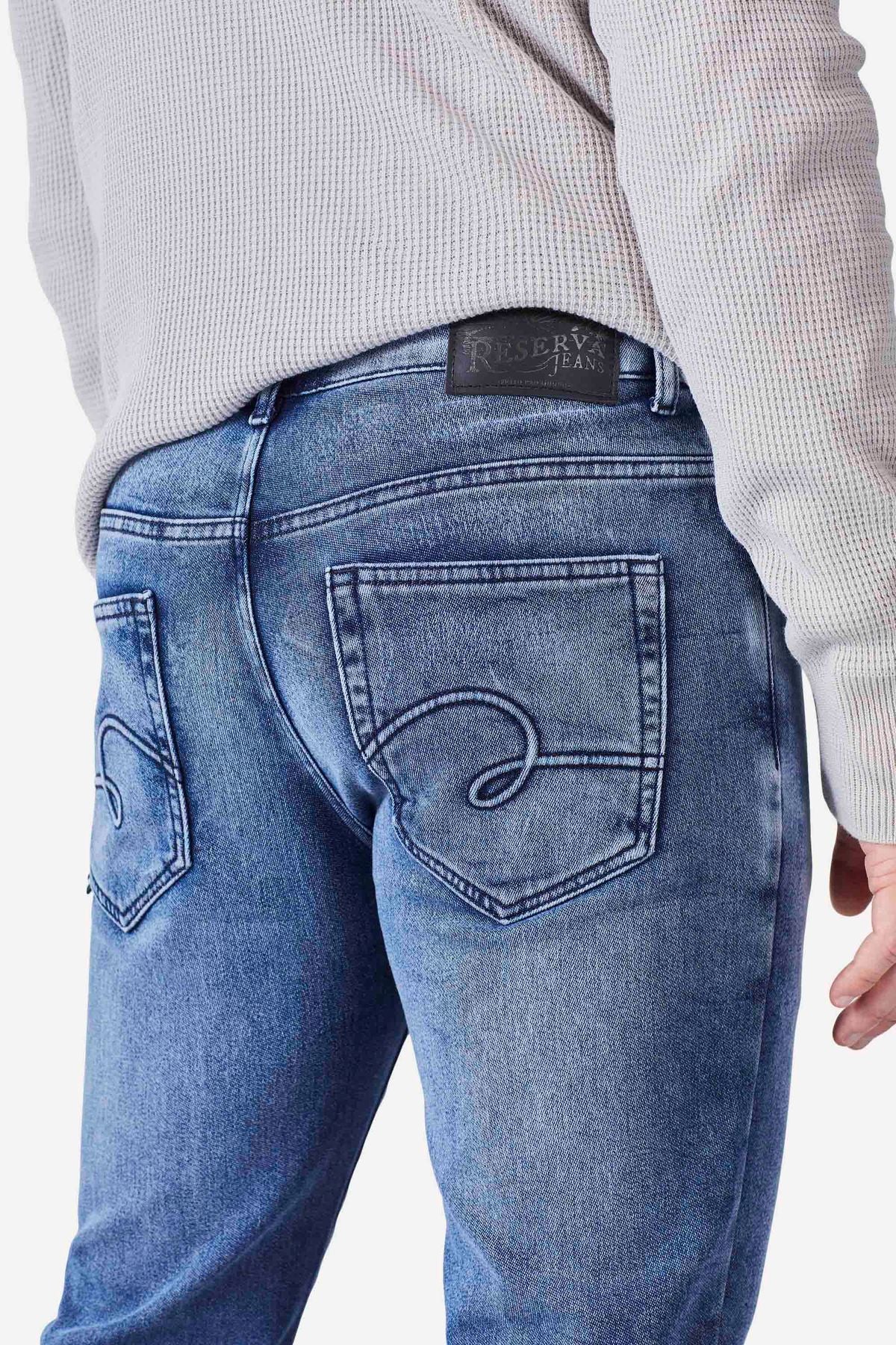 calca jeans skinny moletom tech comfort
