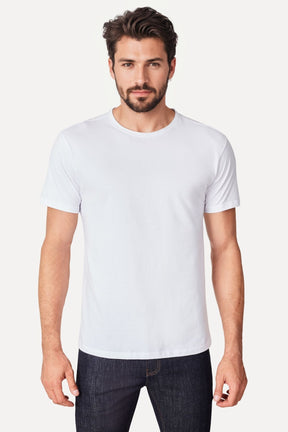 kit 3 camisetas básica branca reserva