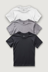kit 3 camisetas básicas reserva