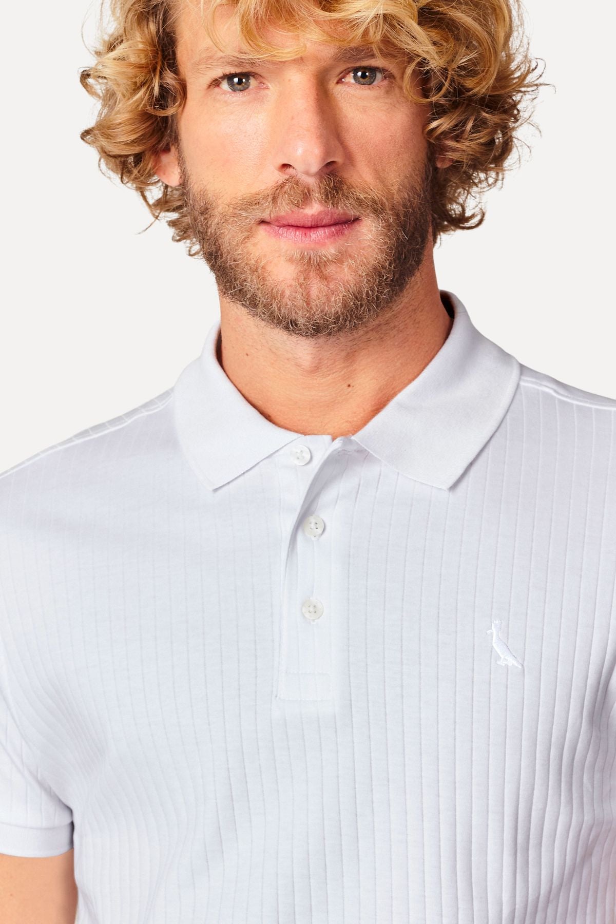 polo slim canelada