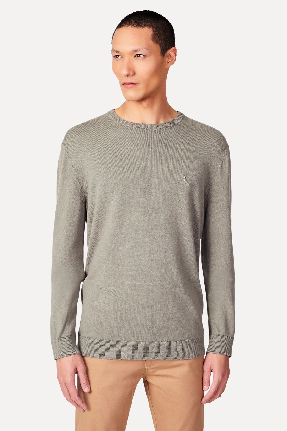 tricot basico gola careca