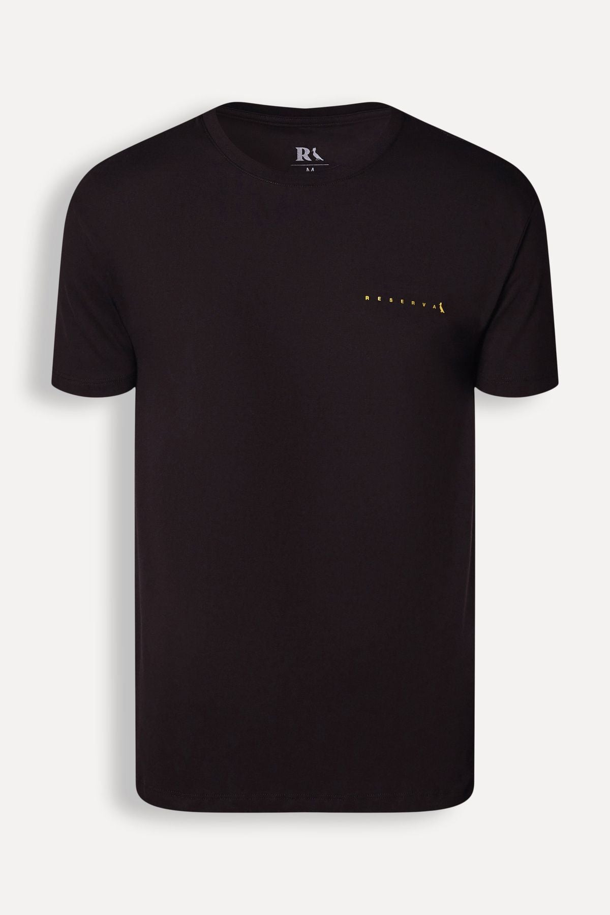 camiseta logo minimal gold