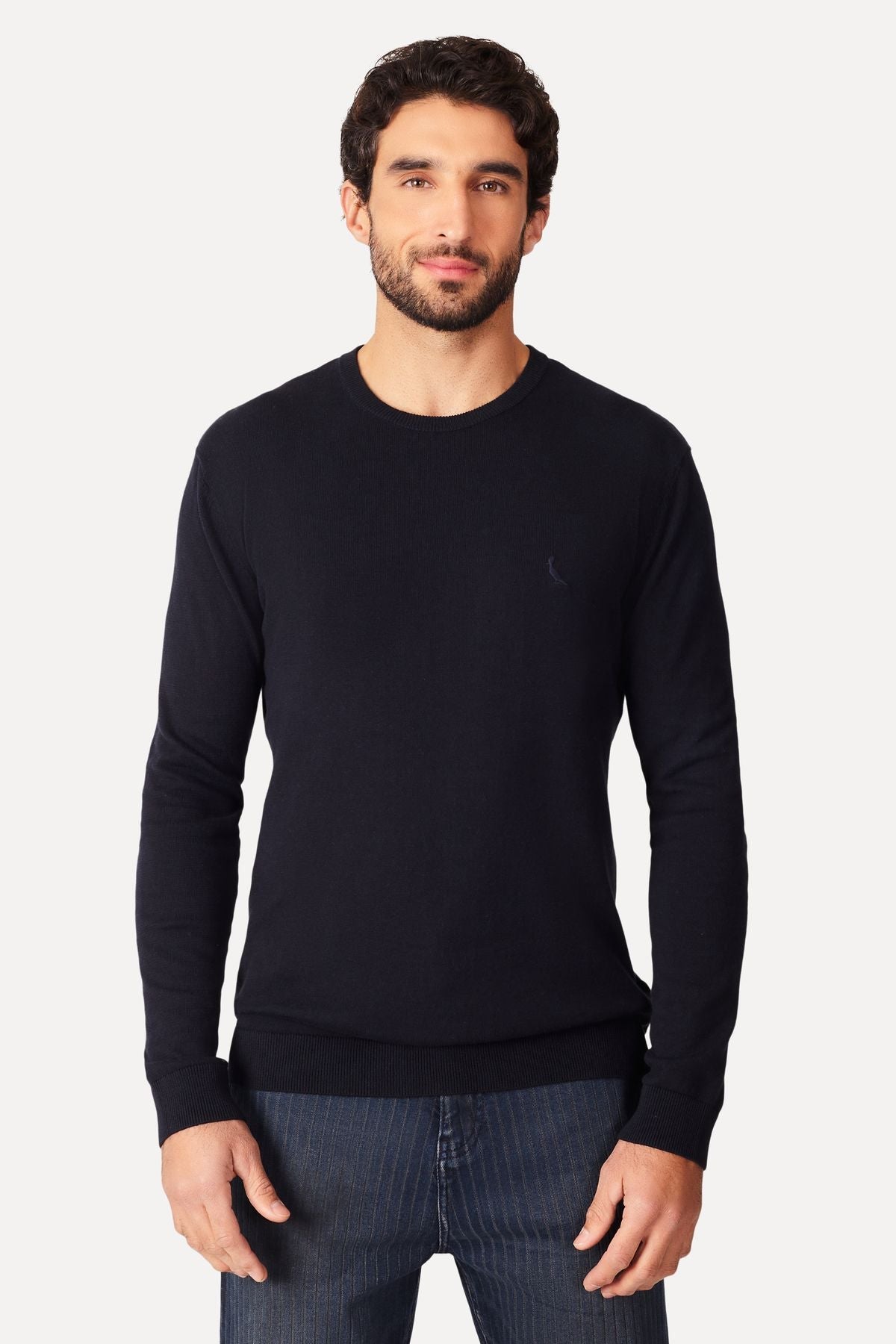 tricot basico gola careca