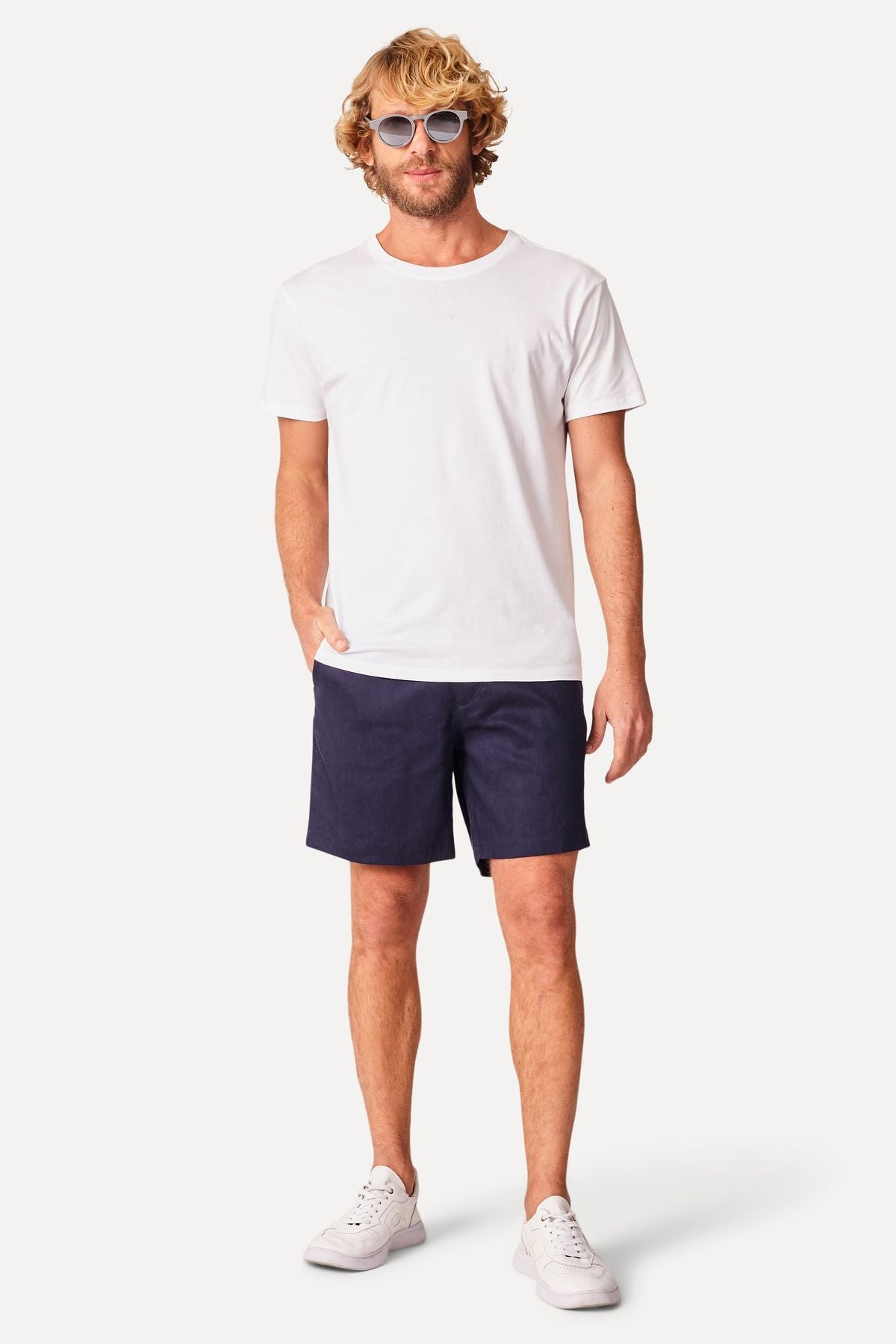 bermuda casual linho tech