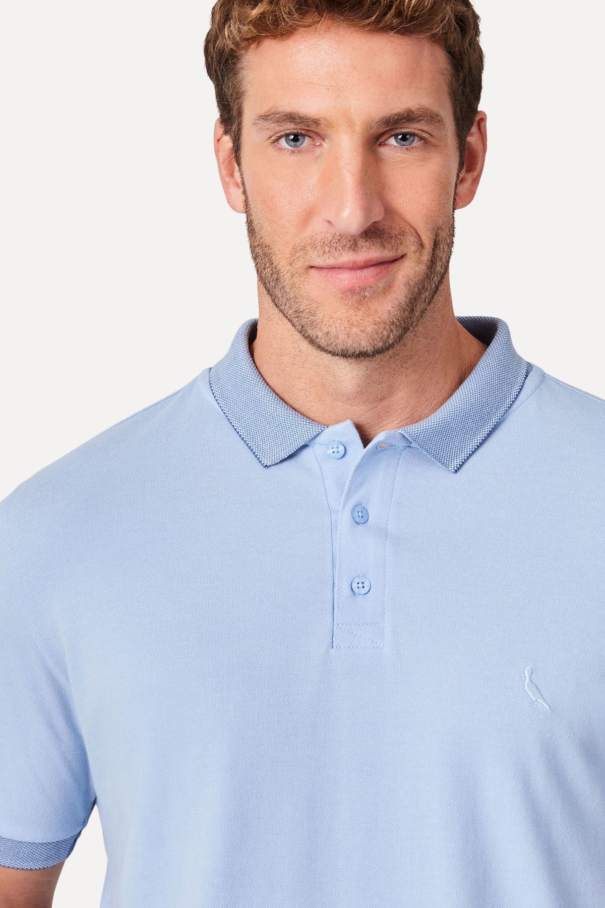 polo regular gola denim