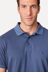 polo regular gola denim