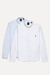 kit 2 camisas oxford sport