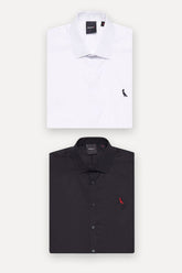kit 2 camisas oxford stretch cores