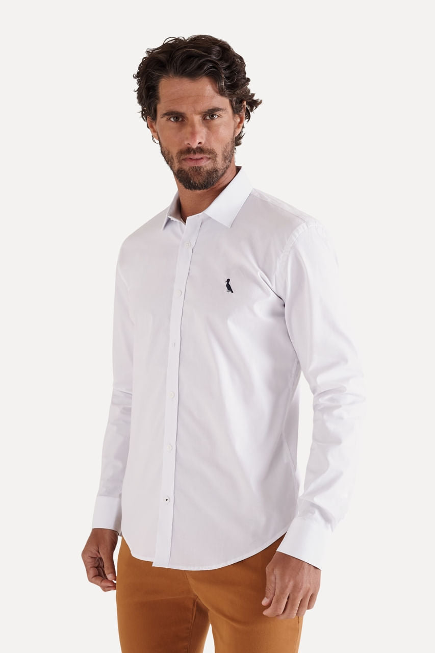kit 2 camisas oxford stretch cores