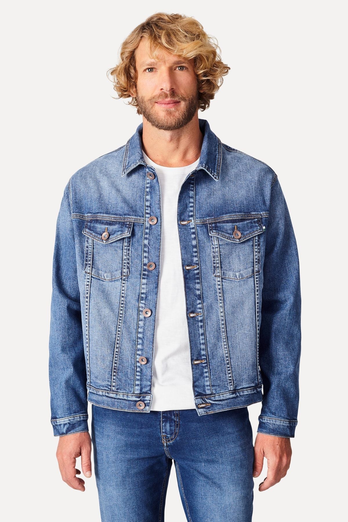jaqueta trucker jeans max