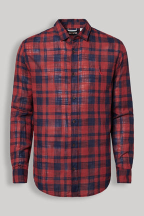camisa ml flame xadrez jim
