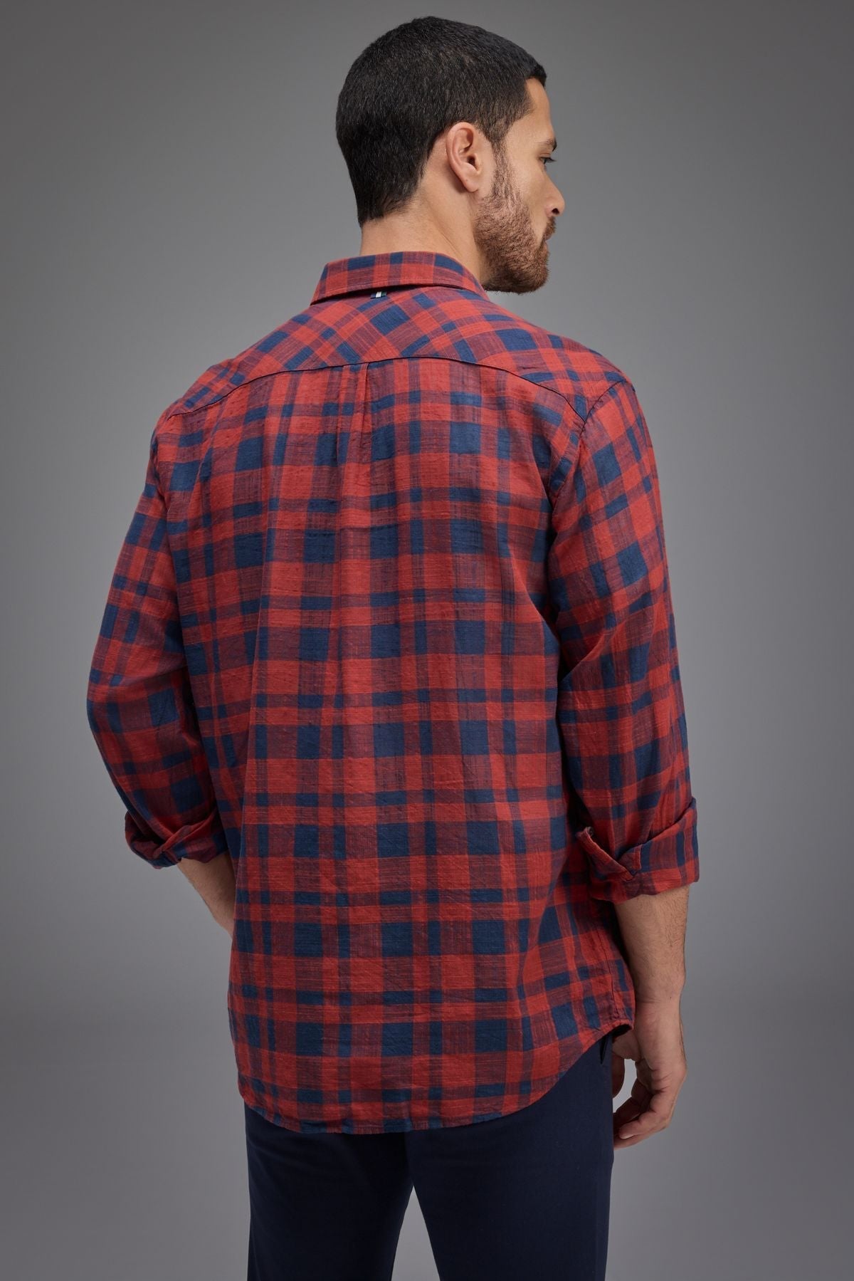camisa ml flame xadrez jim