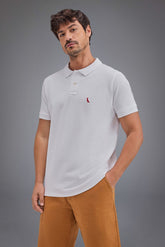 polo picapau bordado brasa