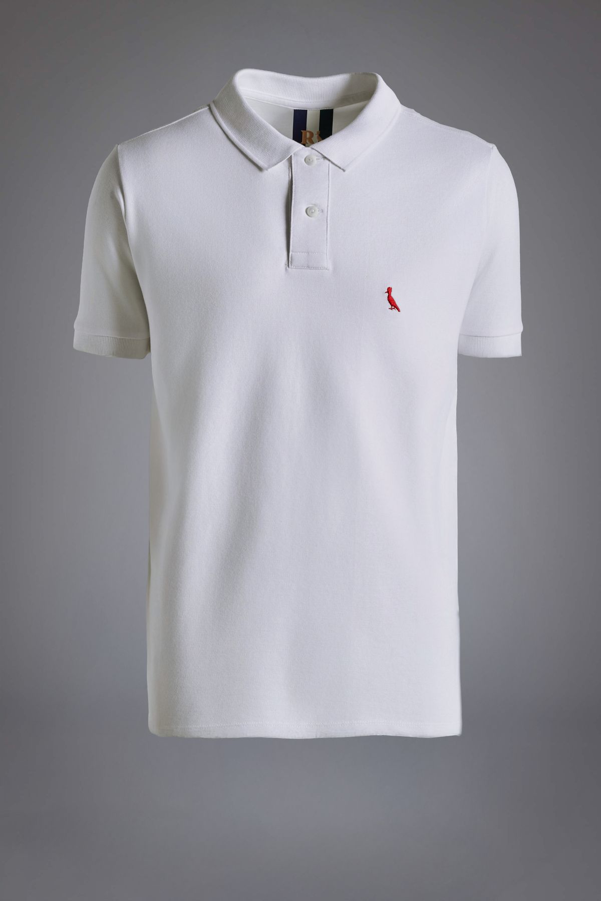 polo picapau bordado brasa