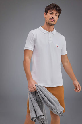 polo picapau bordado brasa