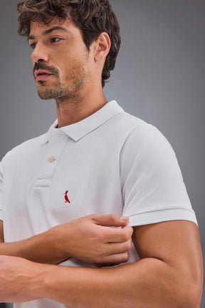 polo picapau bordado brasa