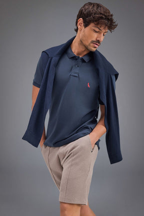 polo picapau bordado brasa