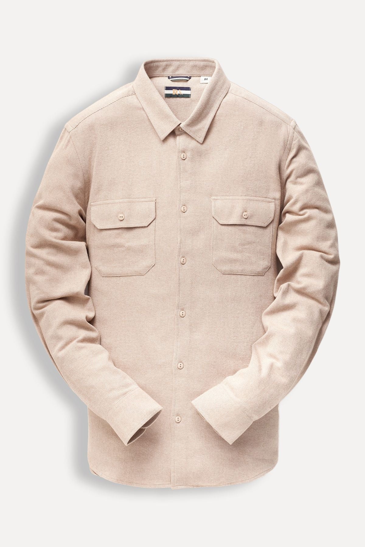 camisa ml flanela twill