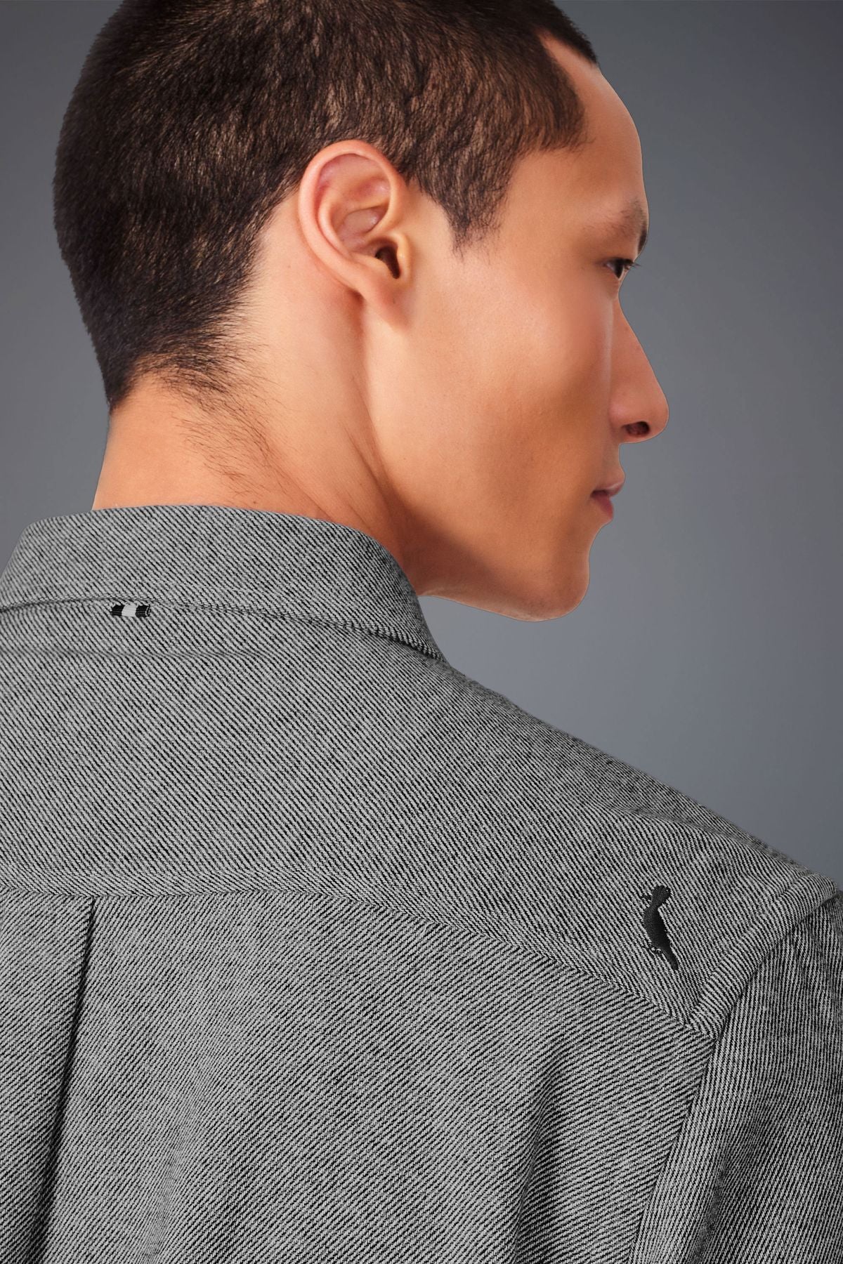 camisa ml flanela twill