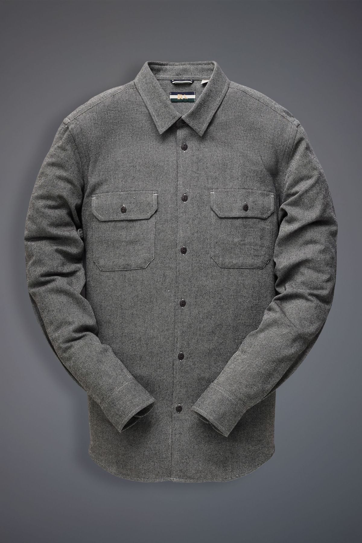camisa ml flanela twill